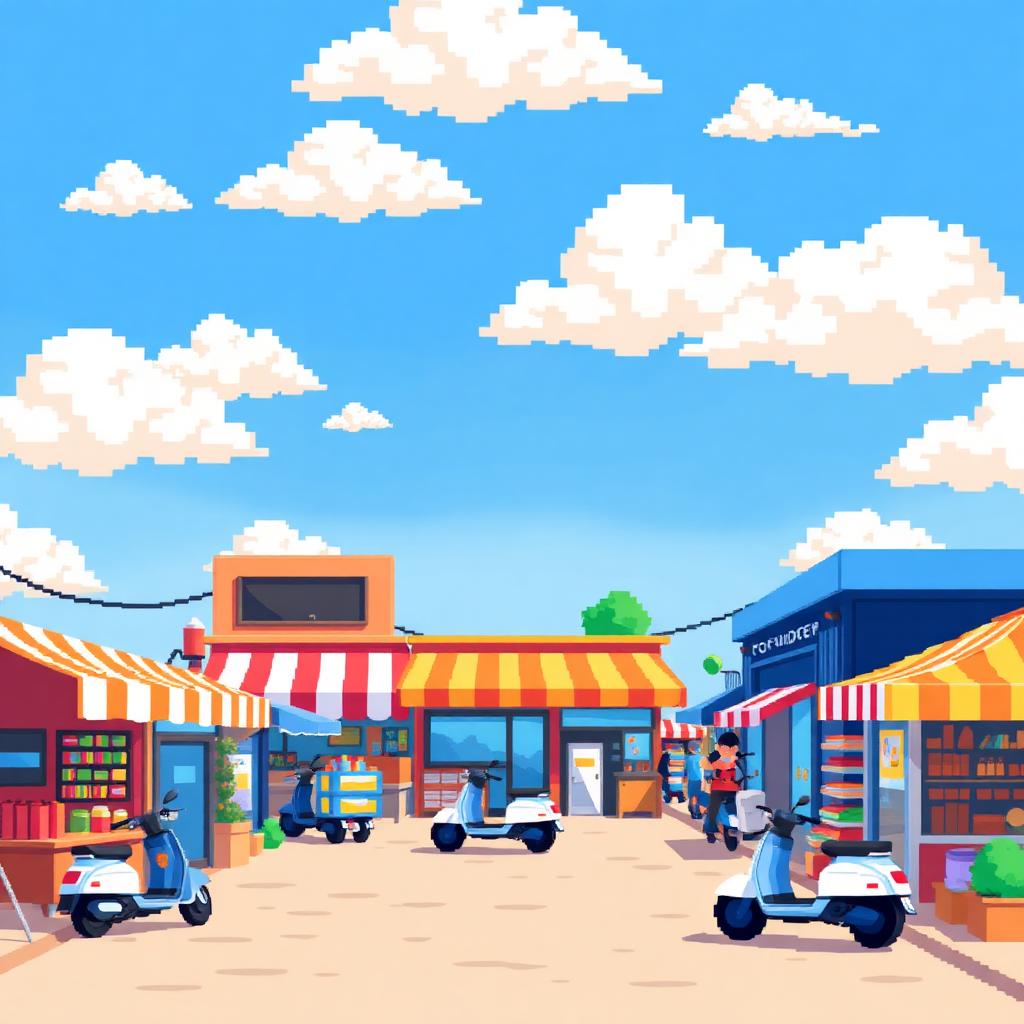 RuangNow — pixel-art preview
